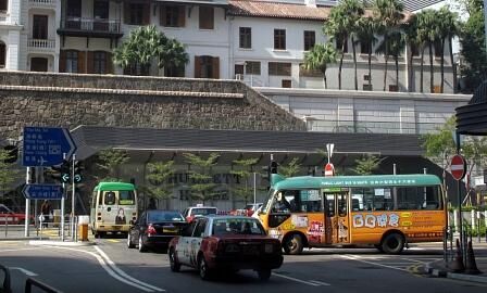 Auf den Straßen von Hong Kong