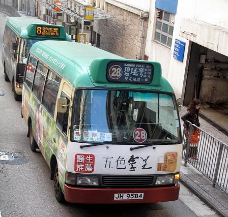 Auf den Straßen von Hong Kong
