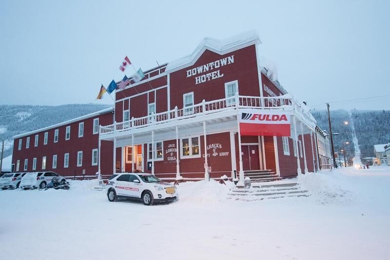 Fulda Challenge 2013 - Downtown Hotel in Dawson City