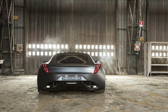 Elegant und mit eigenständiger Note: Das Heck des Puritalia Berlinetta