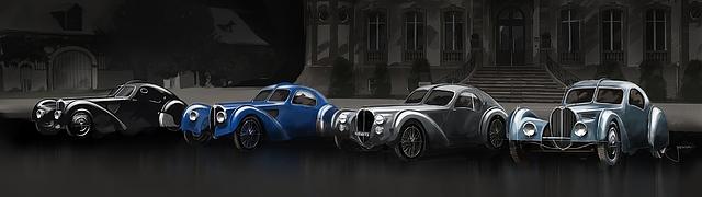 Bugatti - the four atlantics