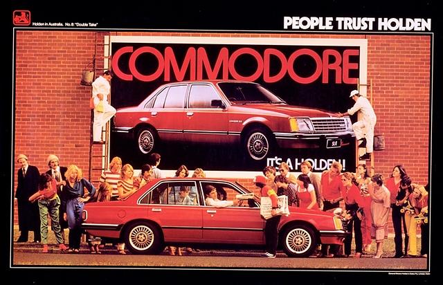 Holden Commodore - ein Foto aus besseren Zeiten