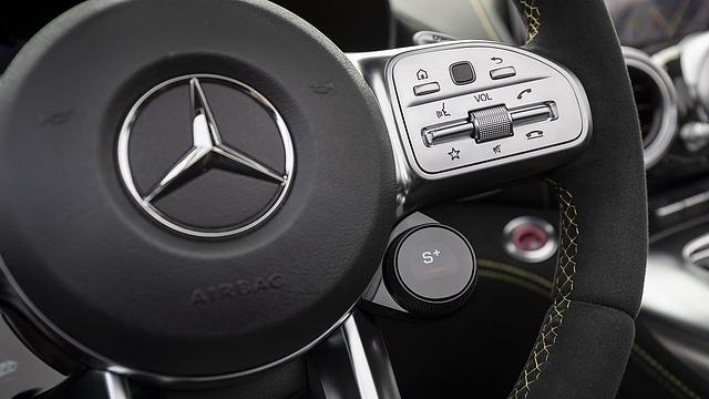 Mit dem kleinen Drehknopf wählt man den Fahrmodus