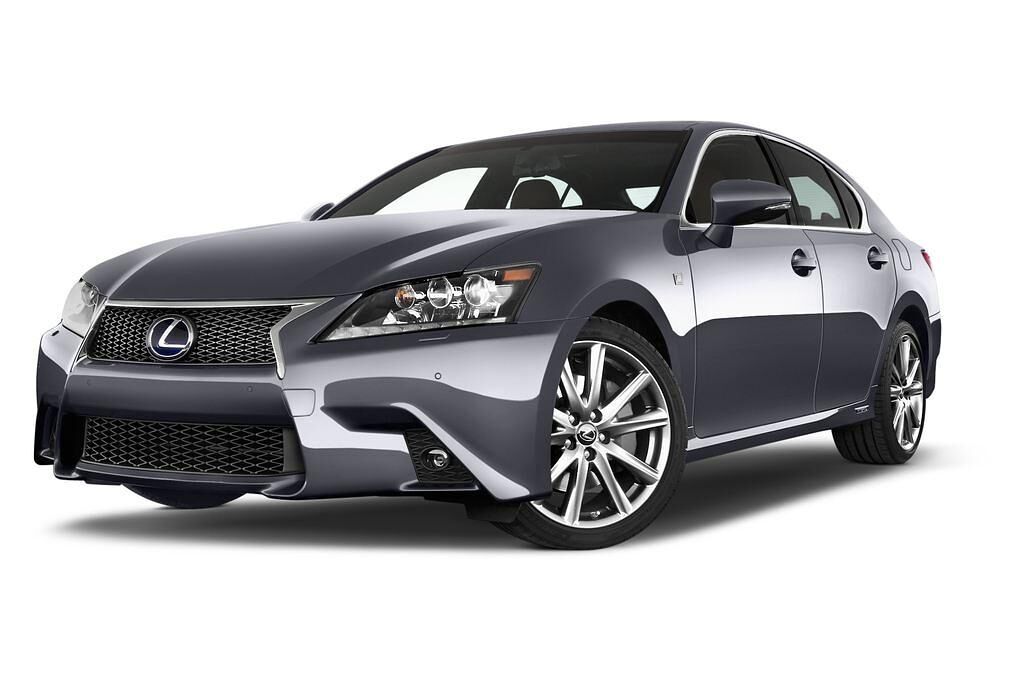 Lexus GS (Baujahr 2014) 300H F Sport 4 Türen seitlich vorne mit Felge