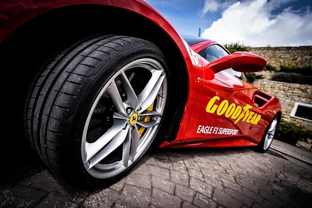 Der Goodyear Eagle F1 Supersport auf dem Ferrari 488