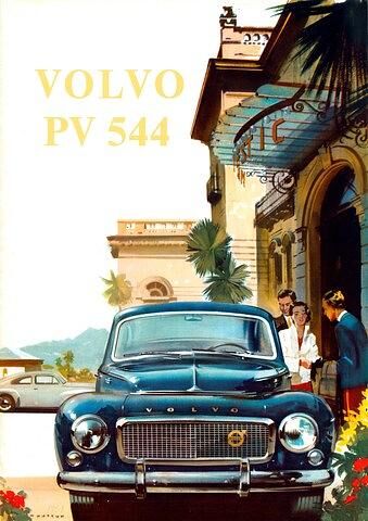 Volvo PV544 in der Werbung