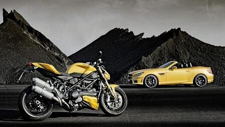 SLK 55 AMG und Ducati Streetfighter