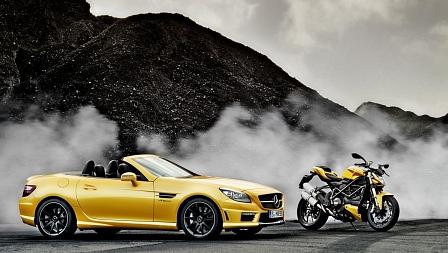 SLK 55 AMG und Ducati Streetfighter