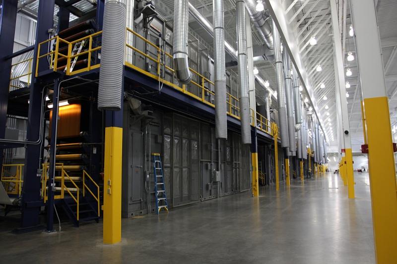 Karbonfaser-Produktion im SGL-Werk Moses Lake / Washington