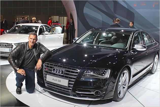Möller nutzte die Auto Show in seiner Wahlheimat Los Angeles, um bei Audi vorbeizuschauen