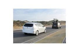 Erwischt: Prius  am Set in Portugal