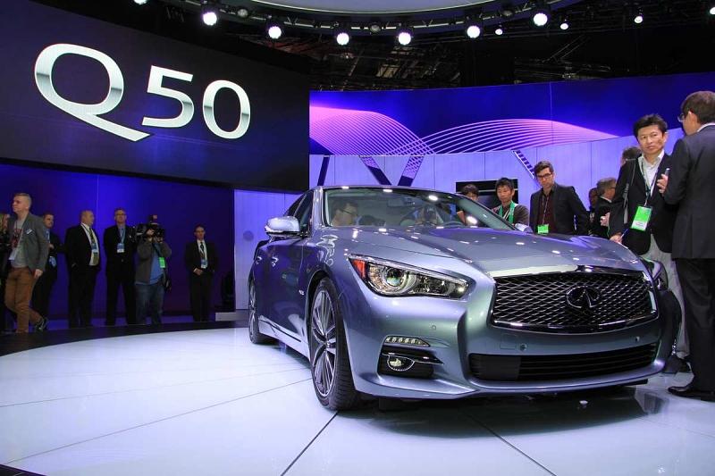 Ein echter Hingucker auf der Detroit Motor Show 2013: der Infiniti Q50