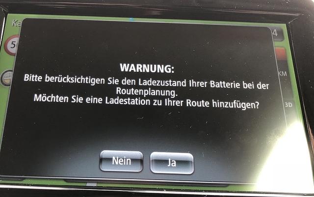 Reichweitenwarnung Smart EQ