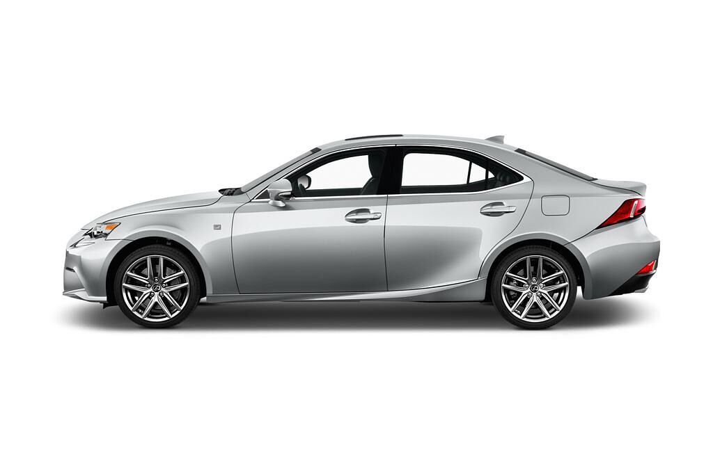 Lexus IS (Baujahr 2016) F Sport 4 Türen Seitenansicht