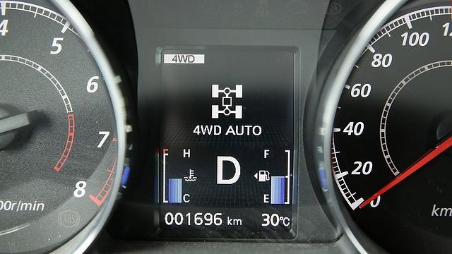 Bei \"AWD Auto\" wird die Kraft automatisch zwischen Vorder- und Hinterachse verteilt