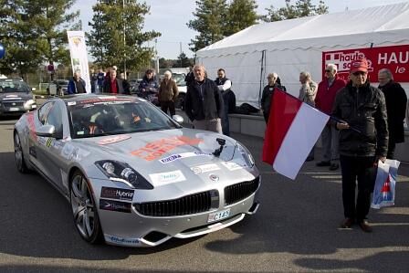 Der Fisker Karma war bei jedem Start ein echter Blickfang