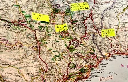 Die Rallye führte von drei Startpunkten aus nach Monaco