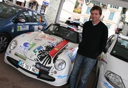 Einer der Exoten bei der Rallye: Ein PGO Coupé