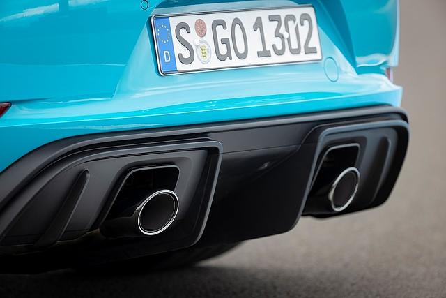 Der Diffusor ist nicht nur Show, sondern sorgt für Abtrieb