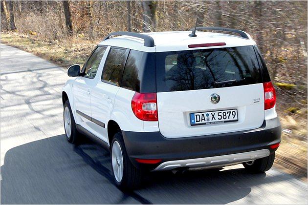 Der Yeti wirkt recht kastenartig