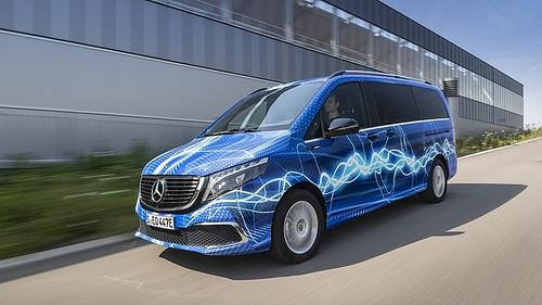 Mercedes EQV auf Erprobungstour - V-Klasse elektrisiert