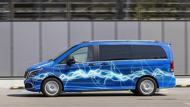 Mercedes EQV Erprobungsfahrt