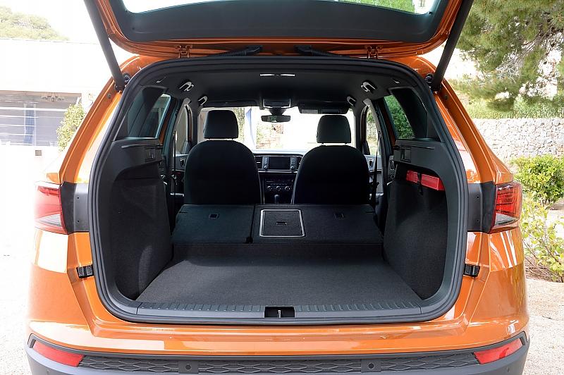 Seat Ateca 2.0 TDI 4Drive DSG - der Laderaum fasst 485 Liter