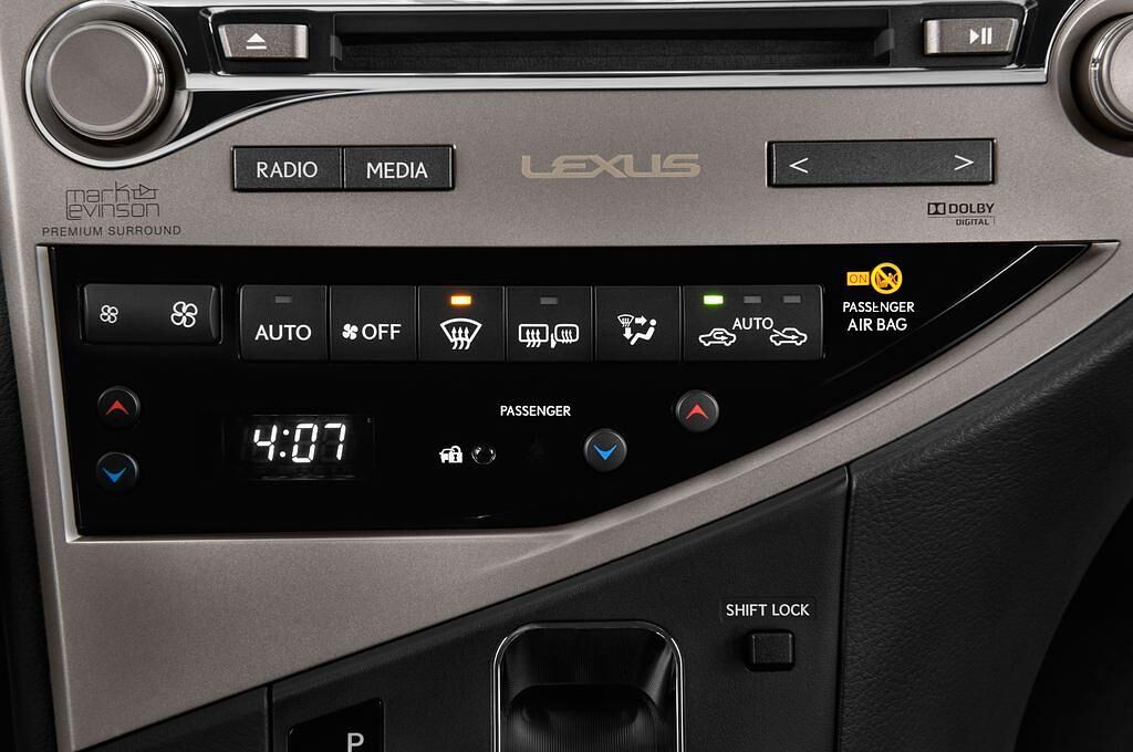 Lexus RX (Baujahr 2015) 450H F Sport 5 Türen Temperatur und Klimaanlage