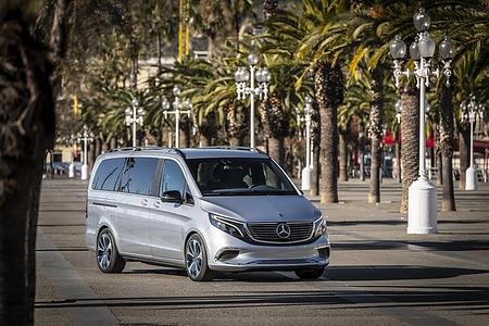 Erste Fahrt im Mercedes EQ V - Liebling der Shuttlefahrer