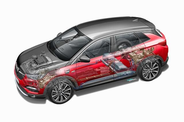 Dank einer 13,2 kWh großen, platzsparend unter den Rücksitzen platzierten Lithium-Ionen-Batterie ist eine rein elektrische Reichweite von bis zu 50 Kilometern möglich
