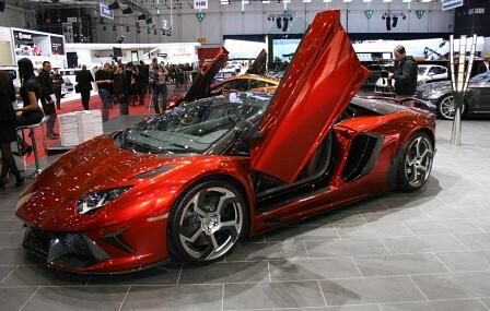 Der Tuner Mansory hat mit ihnen den Lamborghini Aventador veredelt