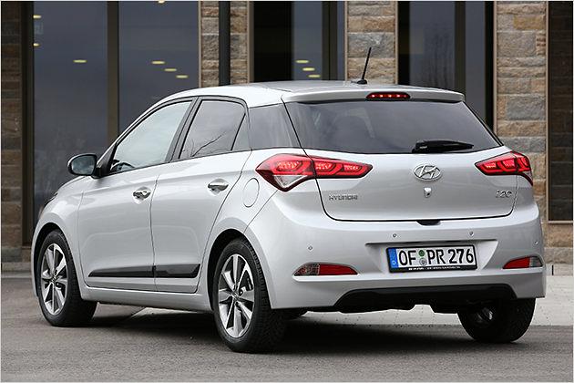 Die Topversion des i20 weist LED-Rückleuchten auf