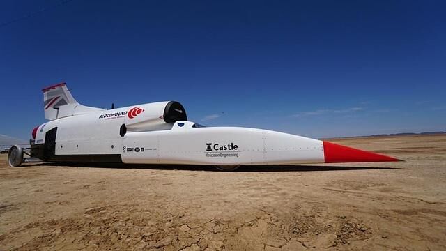 Bloodhound LSR Rekordfahrt - Mit Alurädern in den Überschall