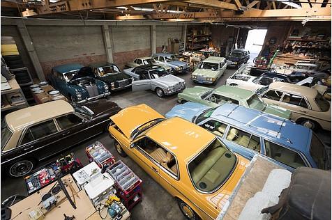 Mercedes Motoring - Klassikschmiede in Glendale / Kalifornien