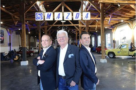 Die Drei vom Museum: Walter (Mitte), Joachim (rechts) und Markus