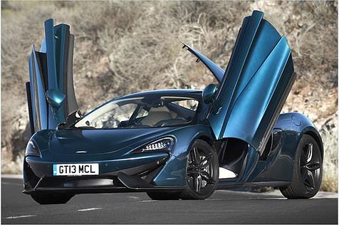 Sind alle Luken geöffnet, scheint der McLaren abheben zu können
