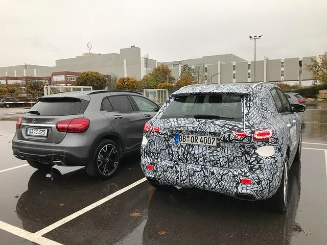 Der neue GLA ist nicht größer geworden als sein Vorgänger