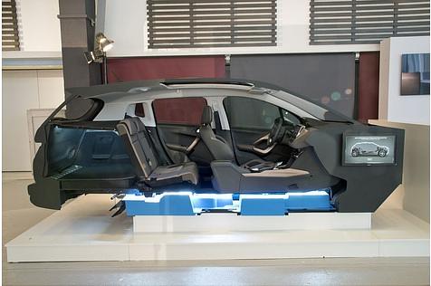 Die Batterien werden am Unterboden platziert