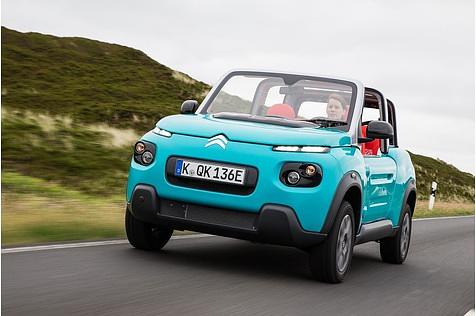 Der E-Mehari hat eine Crossover-Optik