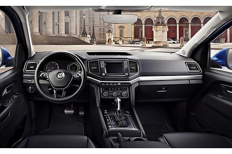 Das neue Armaturenbrett des VW Amarok 3.0 TDI 4motion