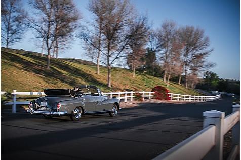 Mercedes 300 d Cabriolet - unterwegs in der Nähe von Irvine / Kalifornien