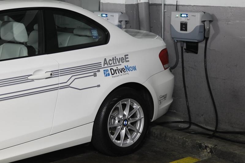 Carsharing mit dem BMW Active E in San Francisco