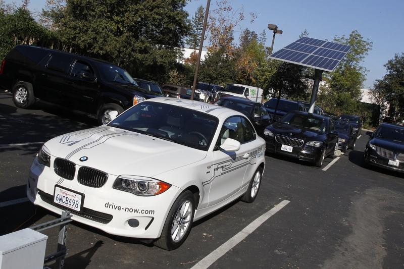Carsharing mit dem BMW Active E in San Francisco