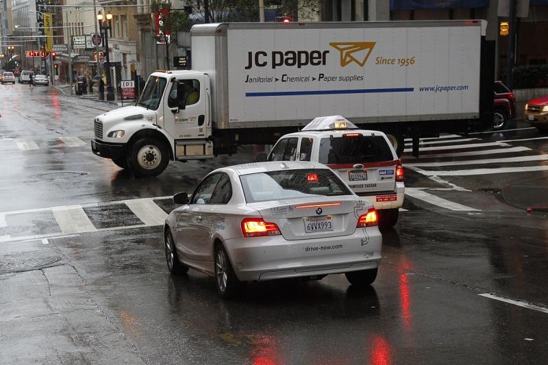 Carsharing mit dem BMW Active E in San Francisco