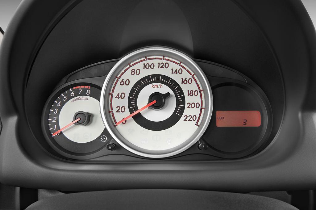 Mazda Mazda2 (Baujahr 2009) Independence 3 Türen Tacho und Fahrerinstrumente
