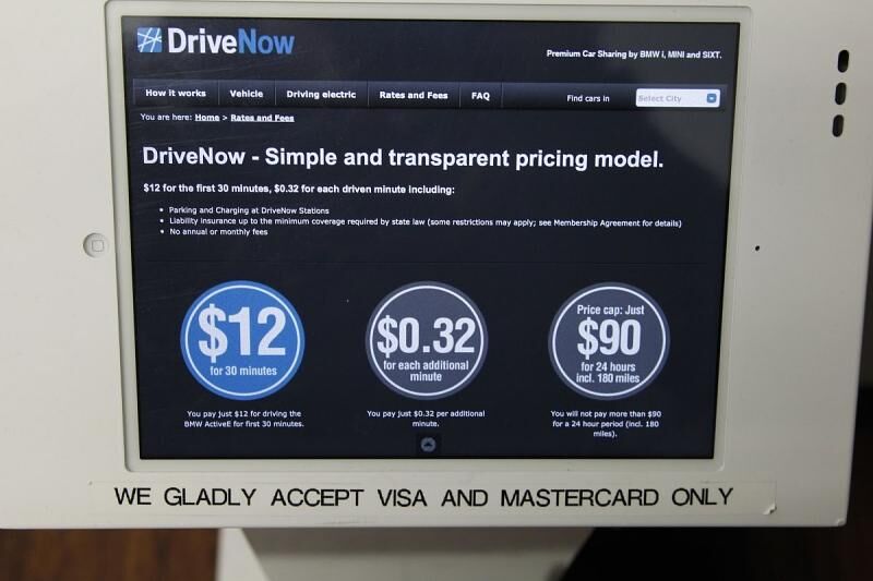 Carsharing mit dem BMW Active E in San Francisco
