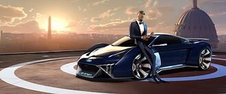 Audi e-tron wird Kinostar - Stark gezeichnet