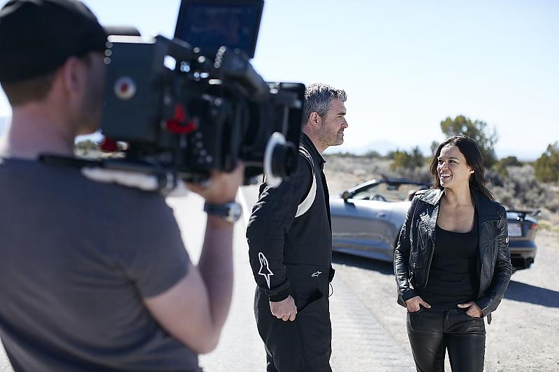 Vor Kamera ein Profi und dennoch sympathisch: Michelle Rodriguez