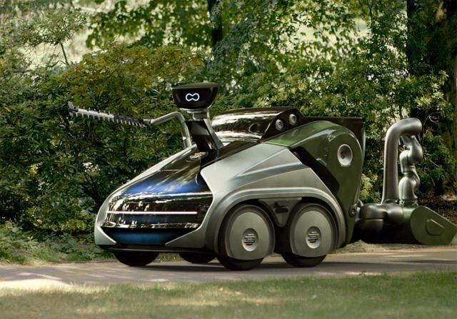 Dank verschiedene Module könnte der Citybot auch für den Grünschnitt in Städten eingesetzt werden