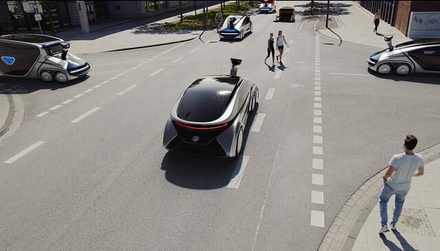 Der Citybot ist als vollautonomes Mobil für die Stadt der Zukunft entwickelt worden
